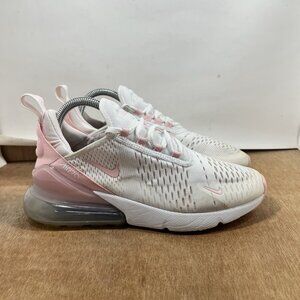 Nike Air Max 270 "White Soft Pink" Athletic Running Shoes Women's Size 8.5